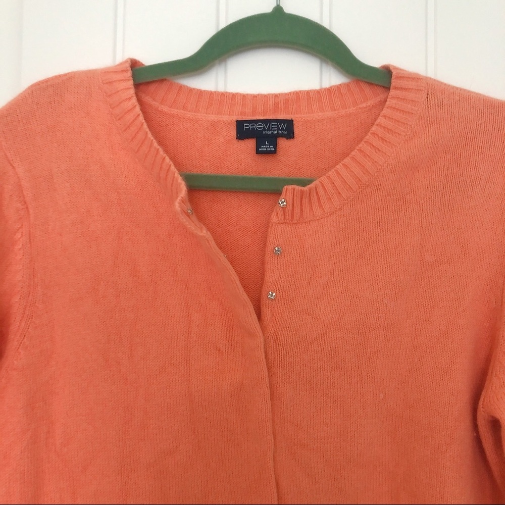 Orange Cardigan